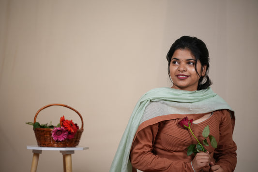 Light Brown Anarkali