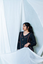 Black mocha line Dress